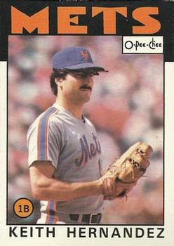 1986 O-Pee-Chee Baseball Cards 252     Keith Hernandez